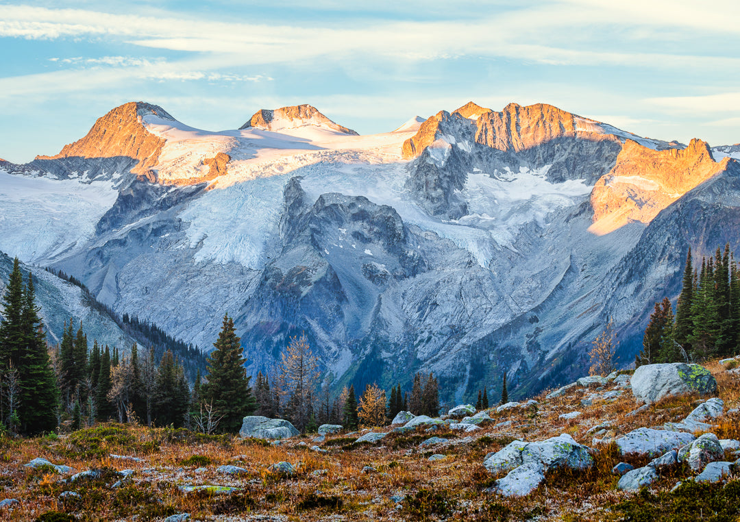 Gorgeous Glaciers from Jumbo Pass